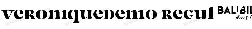 VeroniqueDemo Regul字体转换
